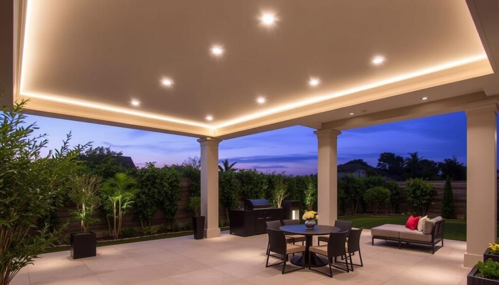 exterior recessed lighting