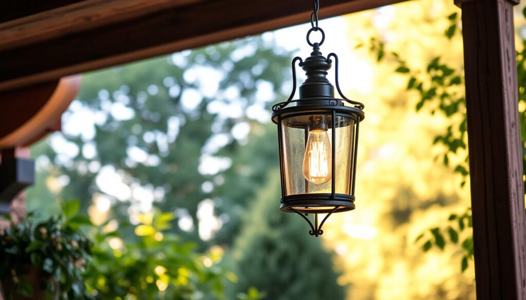 hanging exterior light