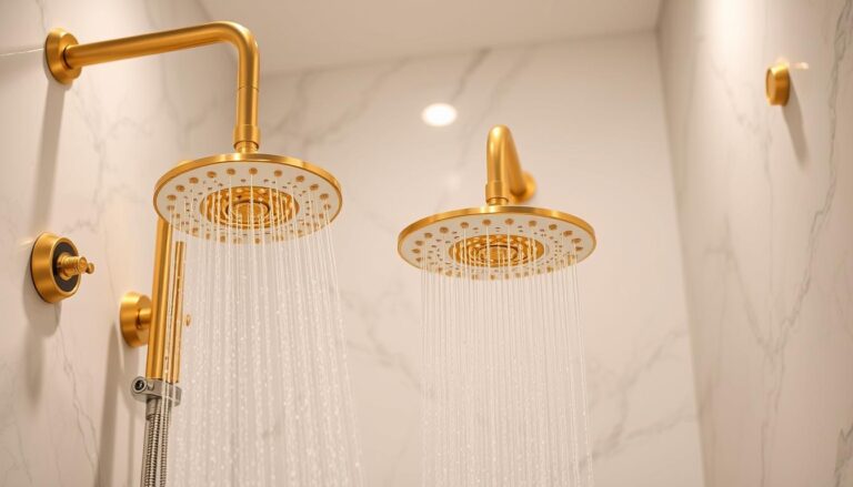 gold shower heads